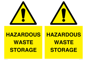 HAZARDOUS WASTE STORAGE